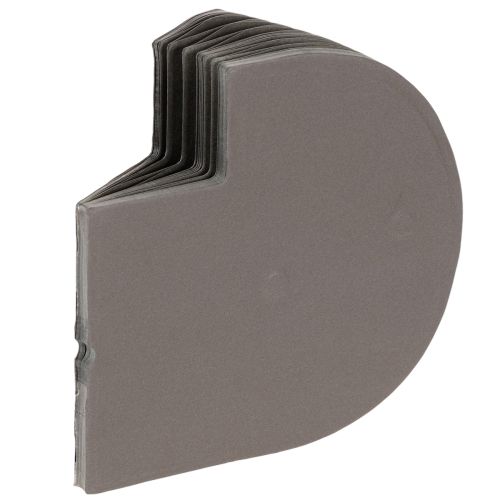 Kürbis en papier alvéolé rond Ø34cm noir set de 2 | Floristik24.fr