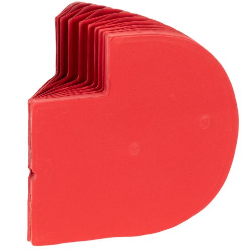 Décoration en papier alvéolé forme citrouille 34cm rouge (lot de 2) | Floristik24.fr