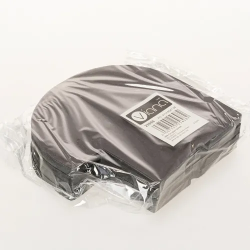 Citrouille en papier alvéolé gris foncé 24 cm - Lot de 4 | Floristik24.fr