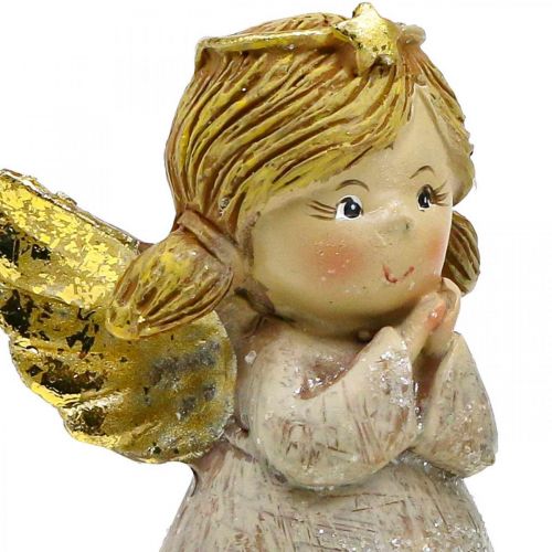 Floristik24 Déco ange ange de Noël ange figure ange paire H10cm 2pcs