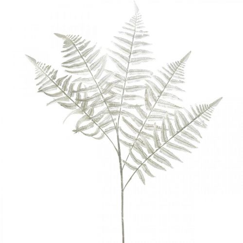 Déco fougère plante artificielle feuille de fougère fougère artificielle blanche L78cm