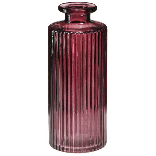 Bouteilles décoratives en verre mini vases rétro Berry H13cm 6 pcs