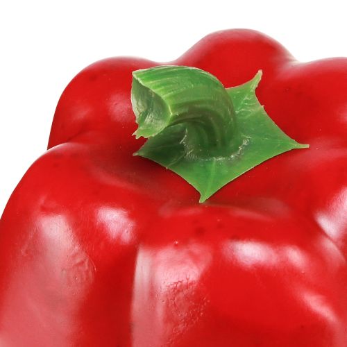 Article Sucette alimentaire décorative poivron rouge H10cm