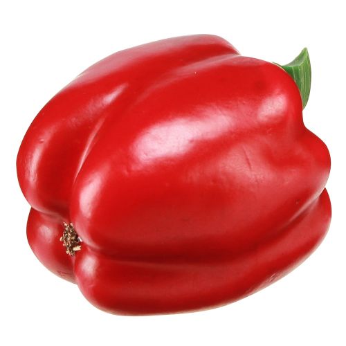 Article Sucette alimentaire décorative poivron rouge H10cm