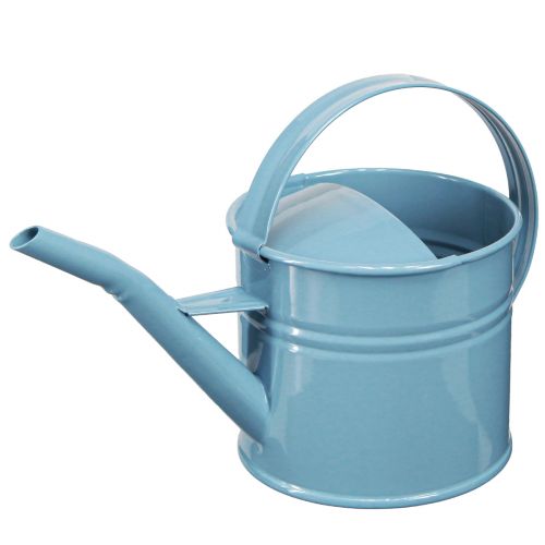 Floristik24 Arrosoir décoratif pot de fleur métal bleu 28x13x17cm 1,25l