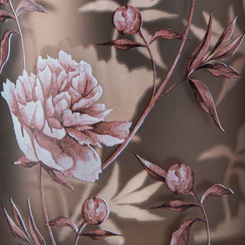 Article Oeillets de lanterne décoratifs en verre marron argenté H12,5cm 2 pcs