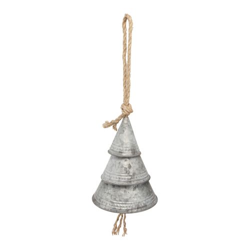 Floristik24 Cloches décoratives en zinc look vintage Cloches de Noël H19cm