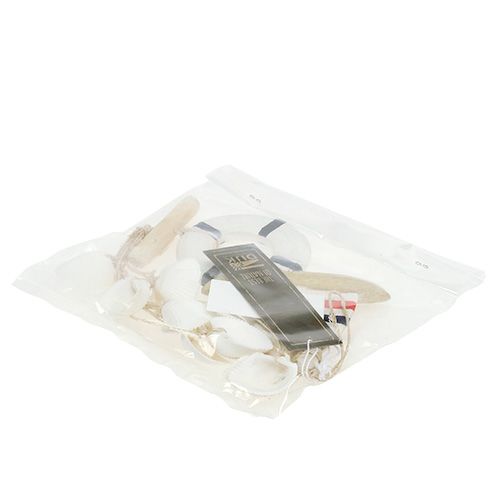 Floristik24 Suspension décorative bateau, coquillages L. 42 cm