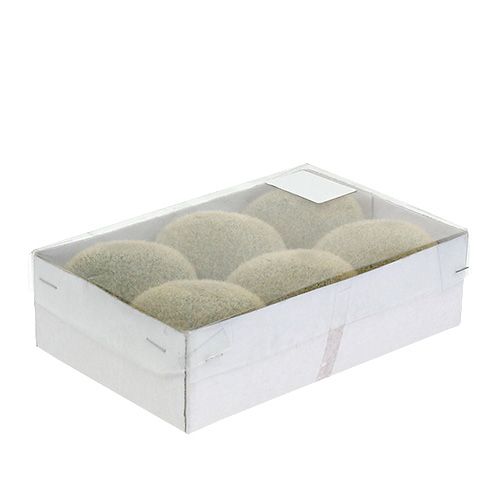 Floristik24 Déco-kiwi 6cm 6pièce