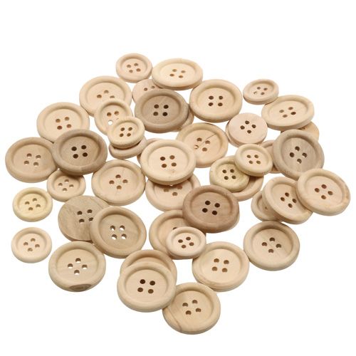 Article Boutons déco naturel 1.5cm - 2.5cm 150p