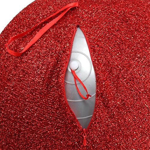 Floristik24 Boule décorative Ø 40 cm rouge gonflable