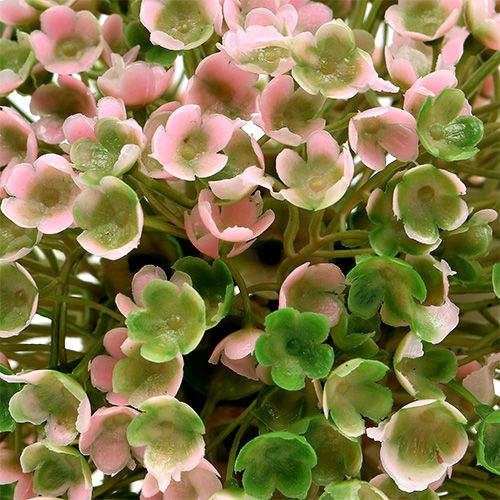 Article Mini boule décorative rose-vert artificielle Ø10cm 1 pc