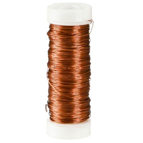 Article Fil émaillé Déco Orange Ø0.30mm 30g/50m