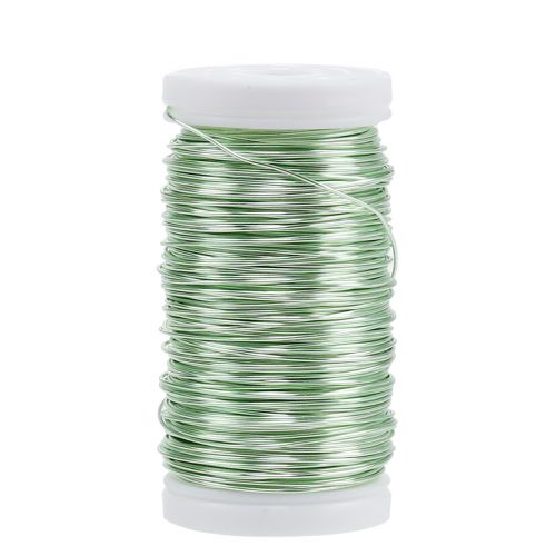 Article Fil émaillé déco vert menthe Ø0.50mm 50m 100g
