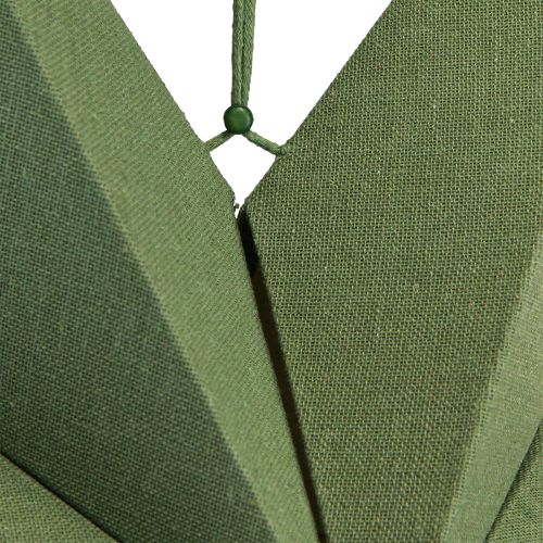 Article Lampe décorative étoile en papier à suspendre en jute vert 75x20cm