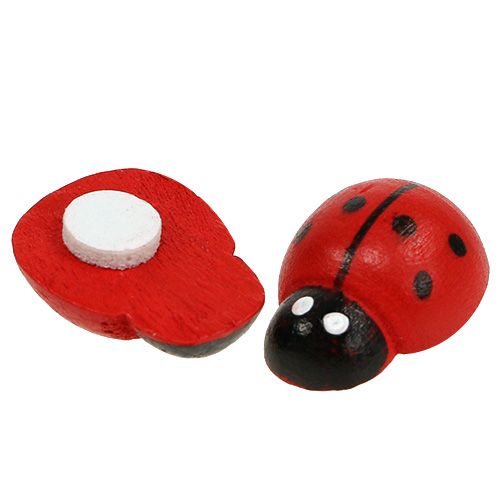 Article Coccinelles décoratives à coller 1,5cm rouge 360 pcs
