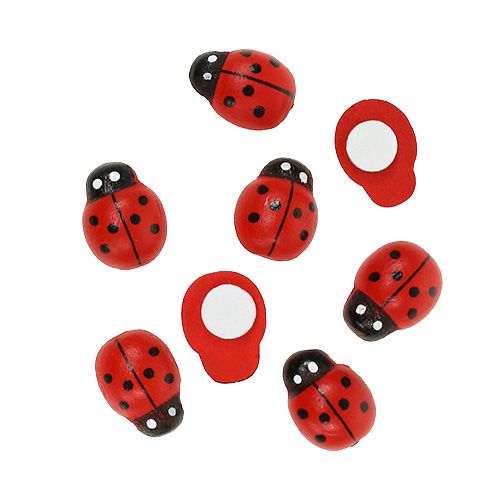 Floristik24 Coccinelles décoratives à coller 1cm rouge 360pcs