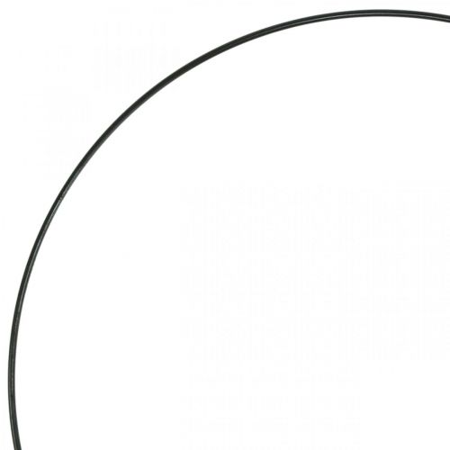 Article Anneau déco métal anneau décor Scandi anneau noir Ø30.5cm 6pcs