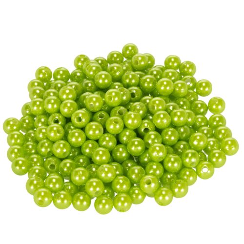 Perles décoratives vert pomme Ø8 mm - Lot de 250 acheter | Floristik24.fr