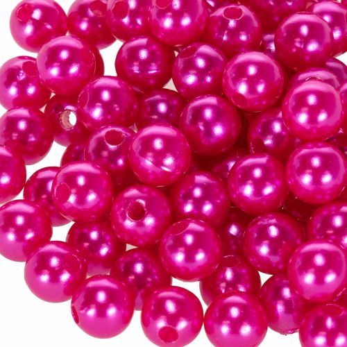 Perles Décoratives Ø10 mm Rose Perlé - Lot de 115 | Floristik24.fr