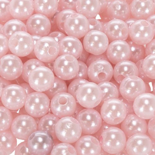 Perles décoratives roses 8mm - Lot de 250 | Floristik24.fr