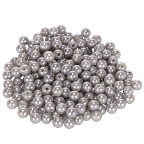 Perles décoratives en plastique argenté Ø8 mm – Lot de 250 acheter | Floristik24.fr