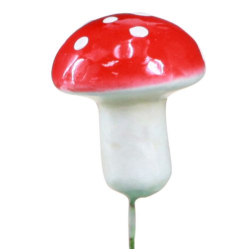 Article Champignons décoratifs à coller sur fil Ø2,5cm 36 pcs
