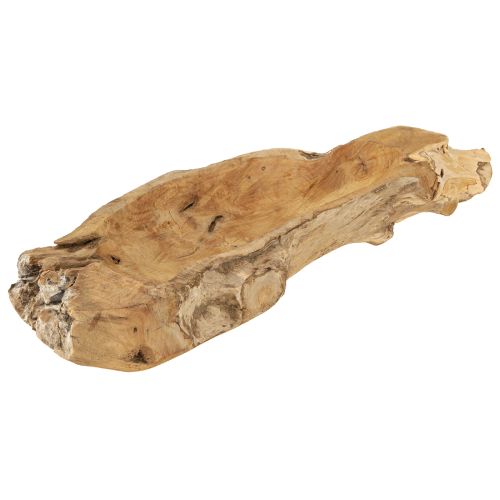 Bol décoratif en bois de teck naturel maritime 46x14x7cm