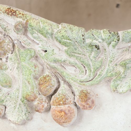 Article Bol décoratif en pierre moulée, bol à plantes en forme de glands, Ø20cm H10cm