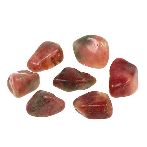 Floristik24 Pierres déco rose-crème brillant 4cm - 6cm 1kg