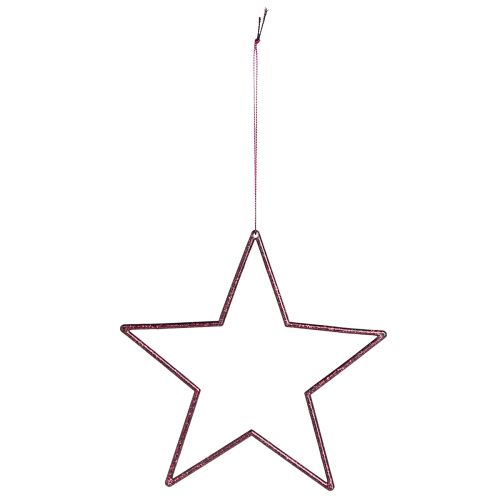 Article Décoration de Noël Deco Star Berry à suspendre Ø18cm 8 pcs