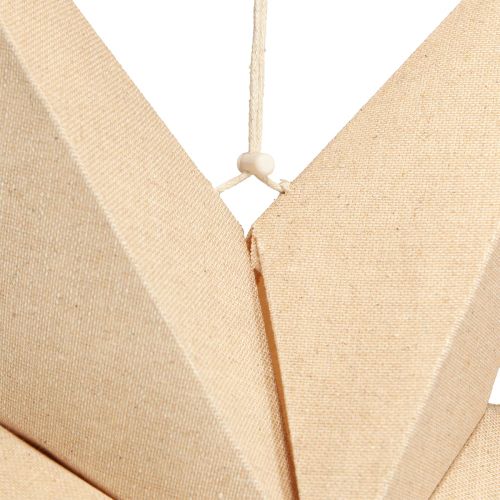 Article Étoile décorative pour éclairage en papier jute naturel Ø75cm