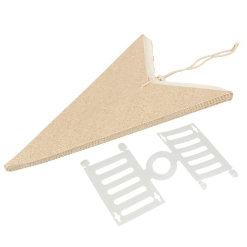 Article Étoile décorative pour éclairage en papier jute naturel Ø75cm