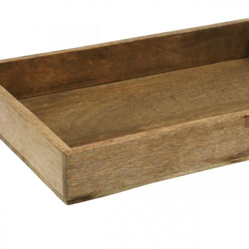 Floristik24 Plateau décoratif plateau en bois disposition rectangulaire sous-couche 37×25cm