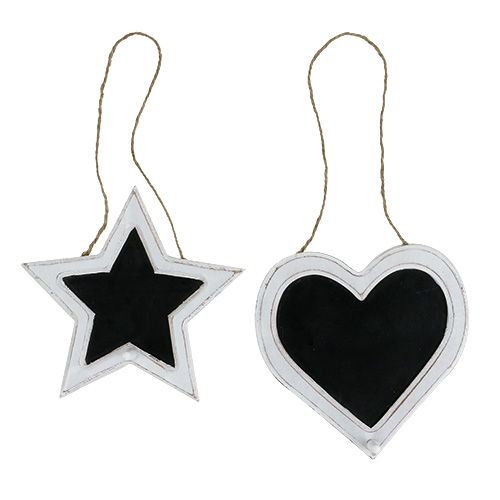 Floristik24 Tableau décoratif à suspendre 17cm 4pcs