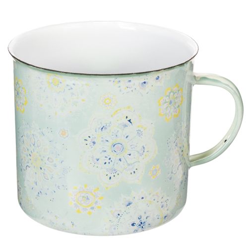 Tasse décorative en métal