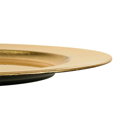Article Assiette décorative dorée Ø28cm