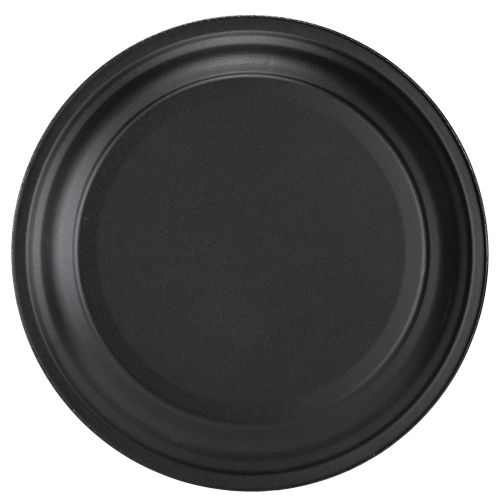 Article Assiette décorative bol en métal assiette décorative anthracite Ø26cm 2pcs