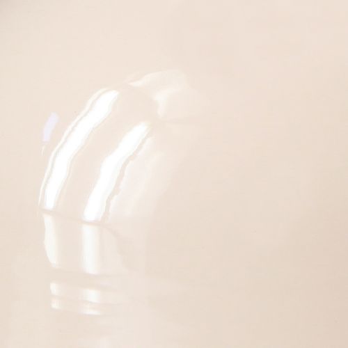 Article Vase décoratif en métal émaillé Marron cappuccino H25,5cm