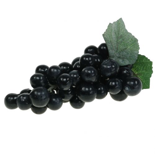 Floristik24 Raisins décoratifs noir 18cm