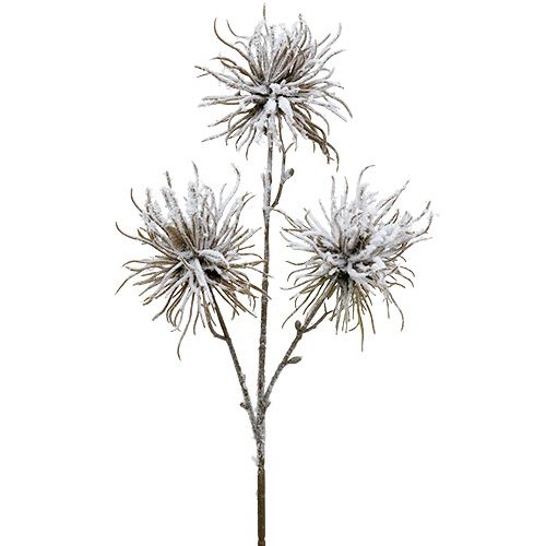 Branche décorative avec neige 45cm 3pcs | Floristik24.fr