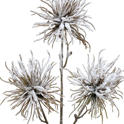 Branche décorative avec neige 45cm 3pcs | Floristik24.fr