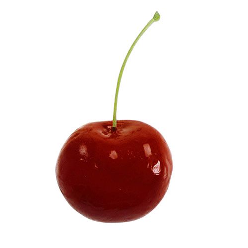 Floristik24 Déco-cerises rouge foncé 3cm (lot de 12