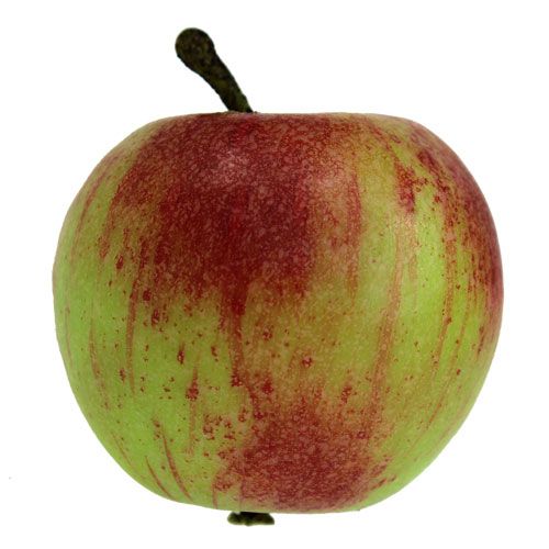 Floristik24 Pommes artificielles de couleur rouge et verte, Ø 4cm, 12 pièces