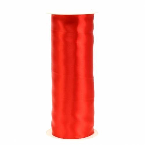 Floristik24 Ruban de table ruban satin rouge 200mm 10m