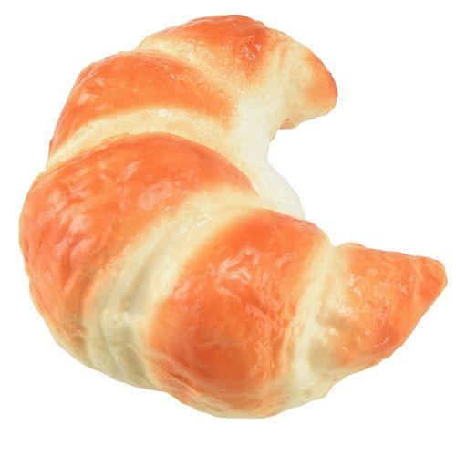 Croissant décoratif factice alimentaire artificiel 10cm 2pcs