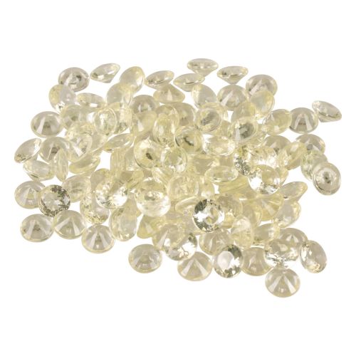 Floristik24 Déco diamants décoration mariage champagne 12mm 150pcs