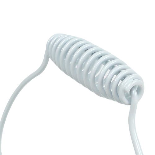 Floristik24 Seau décoratif blanc avec rainures Ø21cm H19cm 1p