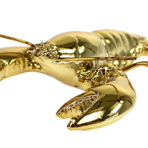 Floristik24 Figurine décorative homard 8 cm or