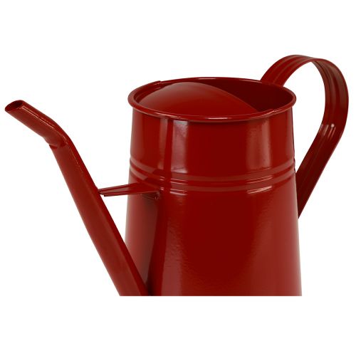 Article Arrosoir décoratif arrosoir d&#39;intérieur en métal rouge 1,7L H23cm